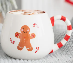 Gingerbread Cosy Season Rounded Christmas Mug