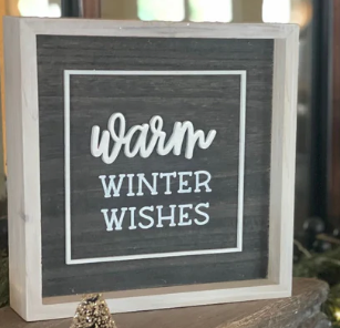 Thanks/Wishes Reversible Sign