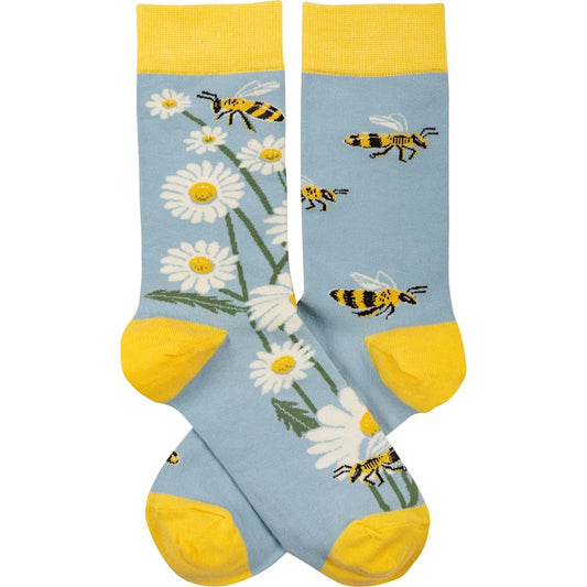 Socks Bees & Daisies