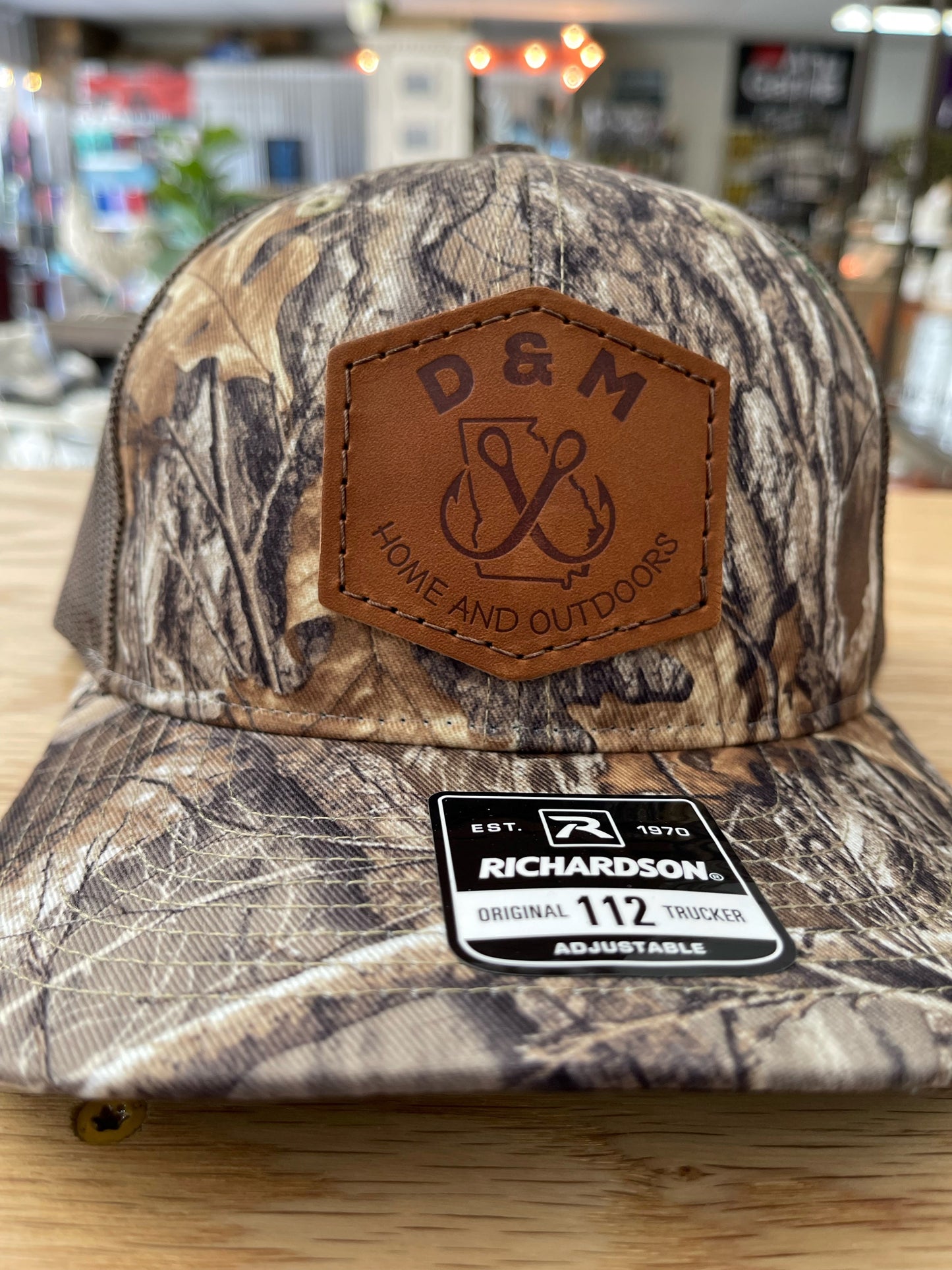 DMHO Leather Patch Hook Hat