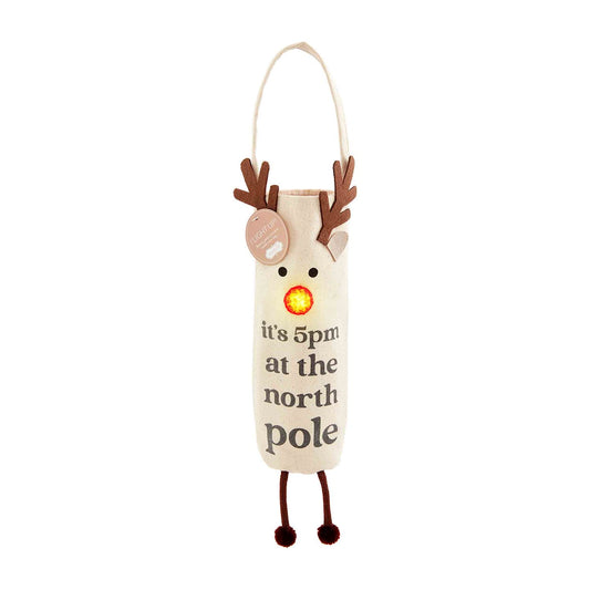 Mud Pie Deer Light Wine Bag