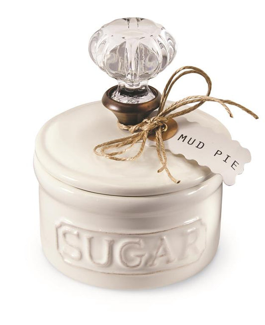 Mud Pie Door Knob Sugar Bowl