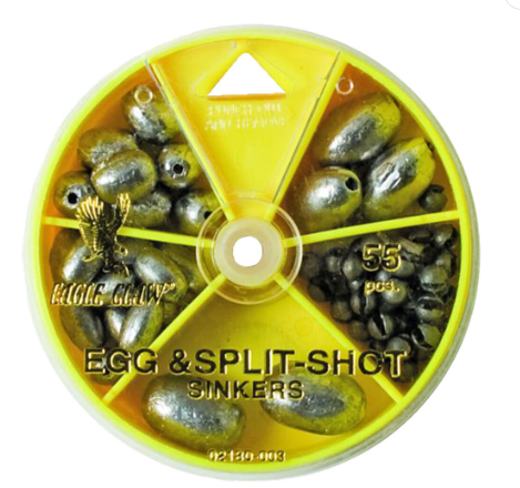Eagle Claw Egg Sinker & Split Shot Assortment