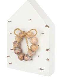 Chippy Wreath Bead House Block