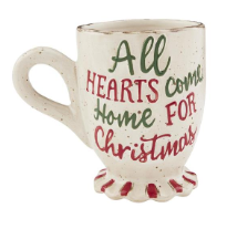 Mud Pie All Heart Farm Pedestal Mug