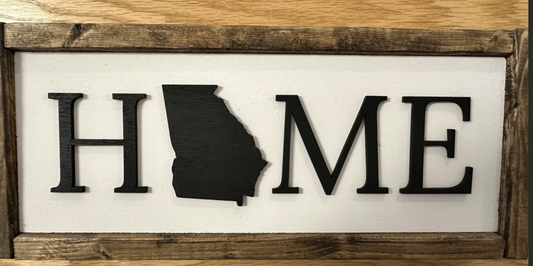 Georgia Home Sign