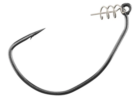 Owner Beast Hook W/ Twist Lock 10/0 Black Chrome 3pk