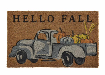 Mud Pie Hello Fall Door Mat