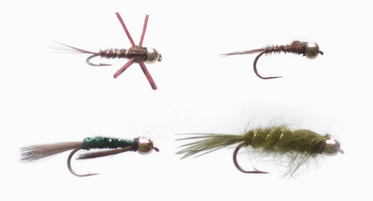 Cortland Beadhead Nymph Assortment - 4 Pack