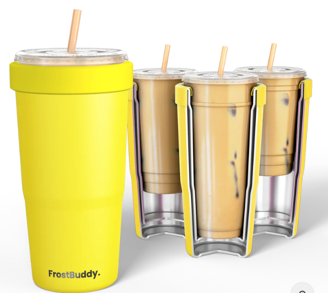 To-Go-Buddy Neon Yellow Without Lid