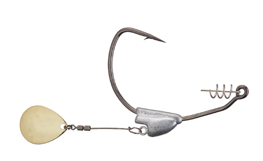 Owner Flashy Swimmer Beast 3/8oz 8/0 Gold Colorado