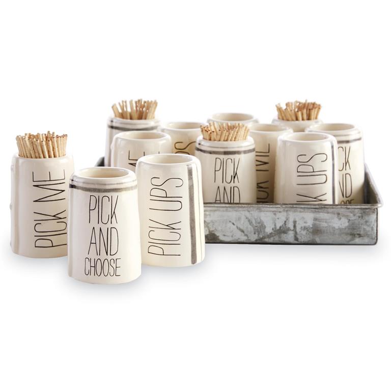 Mud Pie Bistro Toothpick Holder