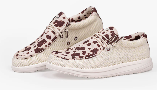 Camp Shoe - Women Cow Print