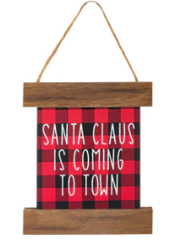 Santa Claus RB Banner Ornie