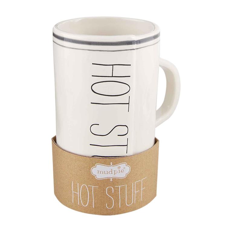 Mud Pie Hot Stuff Tall Bistro Mug