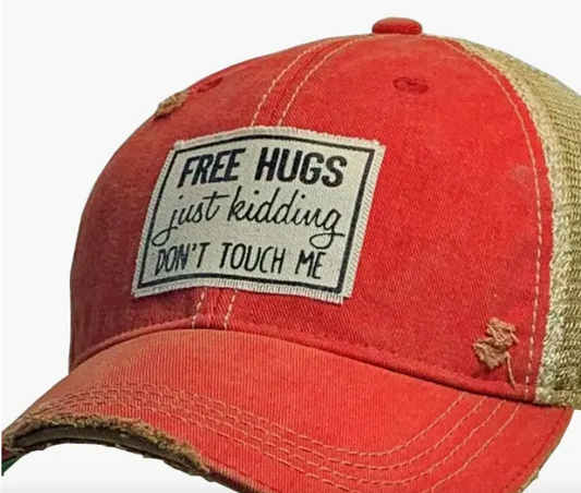Vintage Life Free Hugs Just Kidding