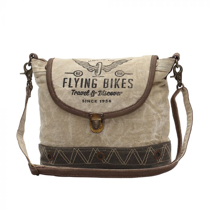 Myra Bags Flying Bikes Small & Crossbody Bag