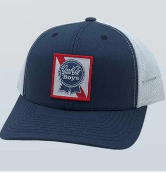 Good Ole Boys Patch Navy/White
