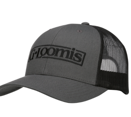 GLoomis Hat Charcoal/Black