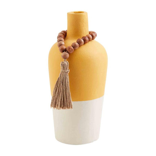 Mud Pie Painted Mache Vase