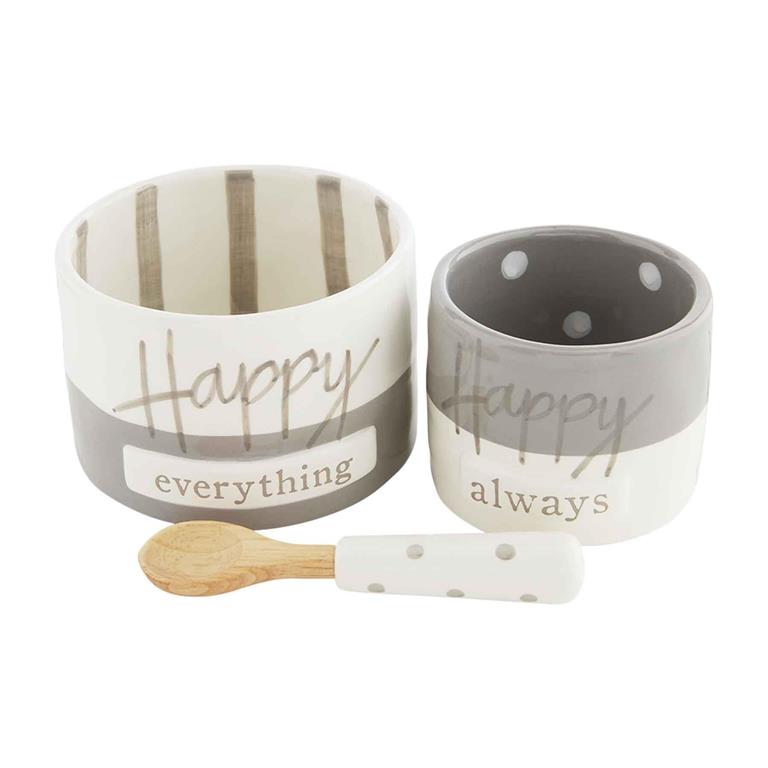 Mud Pie Happy Color Block Dip Set