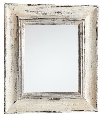 Wood Rimmed Wall Mirror