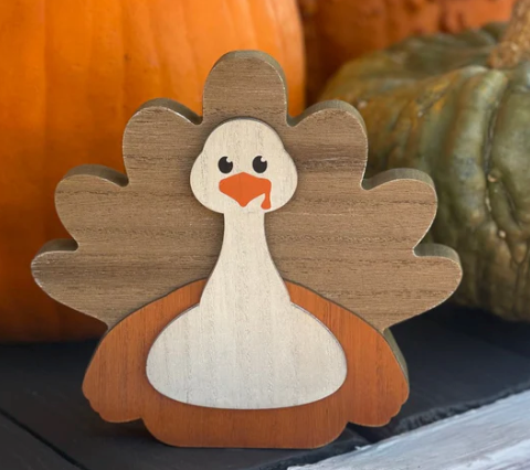 Orange/White Turkey