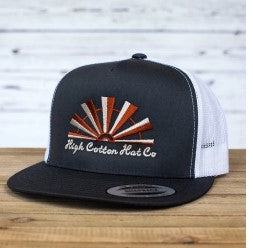 Windmill Flat Bill Charcoal/White
