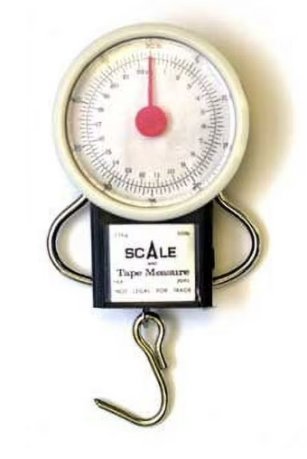 Eagle Claw Dial Scale with Tape Measure 50LB