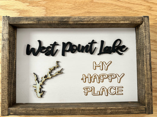 My Happy Place West Point Lake 14x10
