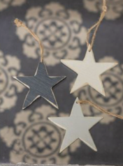 Wooden Star 3/set Medium