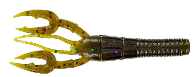 Yamamoto Fat Baby Craw 7pk Grn Pump Green & Purple