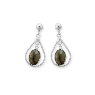Black Moon Earrings