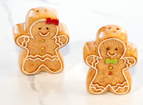 GINGERBREAD PEOPLE S&P SET