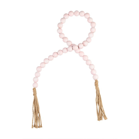 Pink Beaded Tassel 