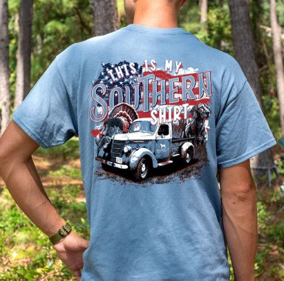 Southern Shirt SS Stone Blue