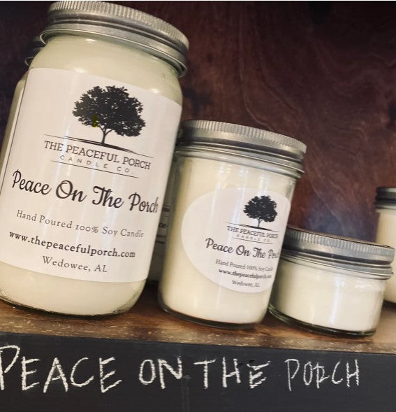 Peace on the Porch Jar Candle