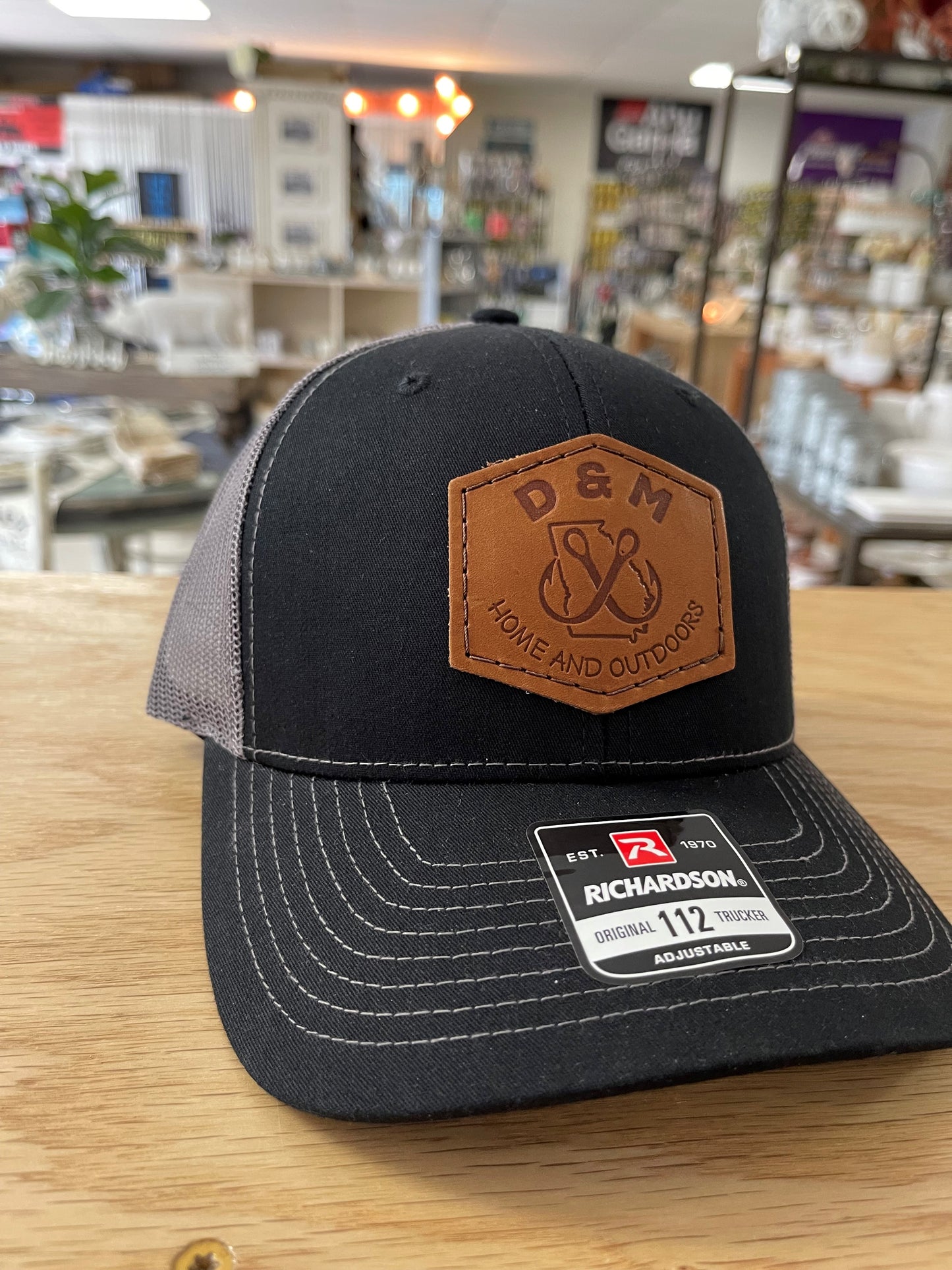 DMHO Leather Patch Hook Hat