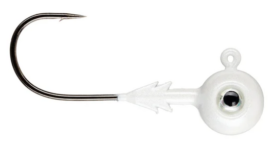 VMC Tungsten Moon Eye Jig White