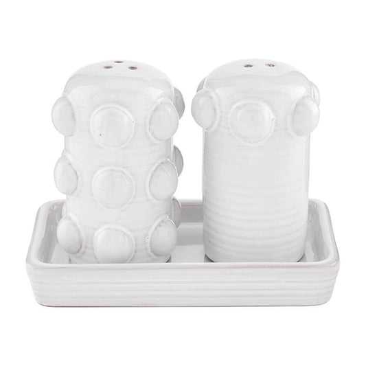 Mud Pie Beaded Salt and Pepper Shakers